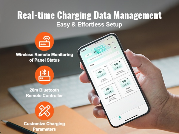 Aurinkolataussäätimen ohjaus mobiilisovelluksella