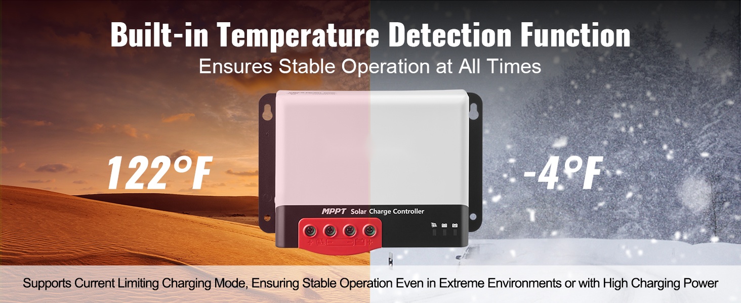 Vakaa toiminta laajalla lämpötila-alueella