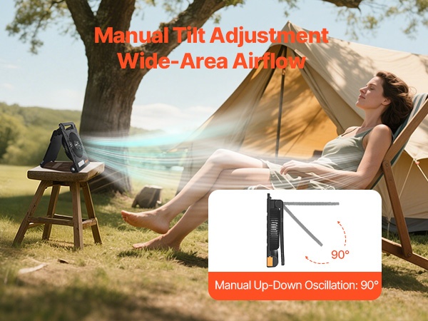 Säädettävä aurinkotuuletin ulkokäyttöön