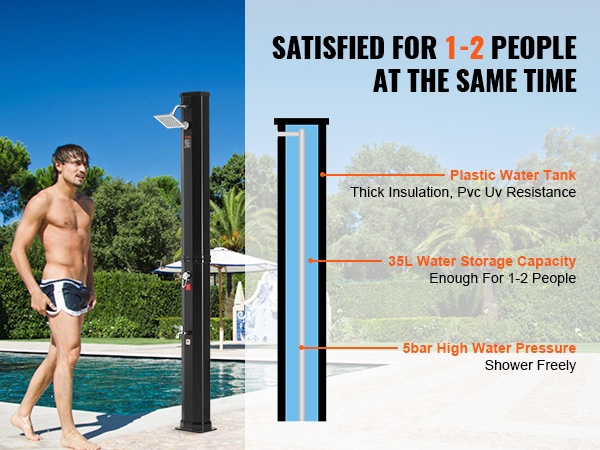 Ulkosuihku pihalle ja uima-altaalle