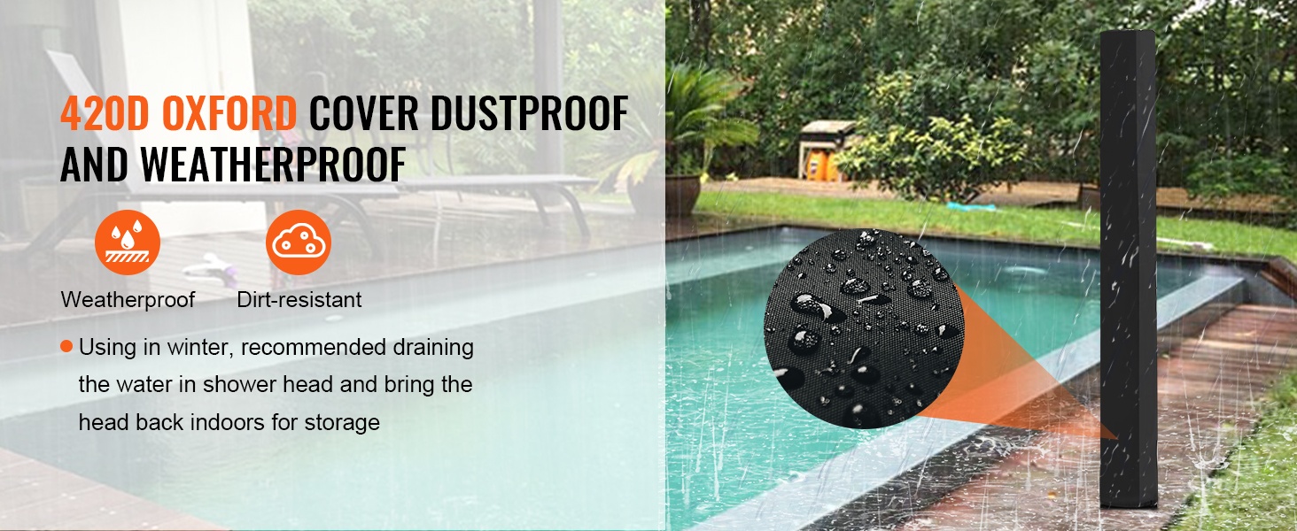 Ulkosuihkun suojapeite