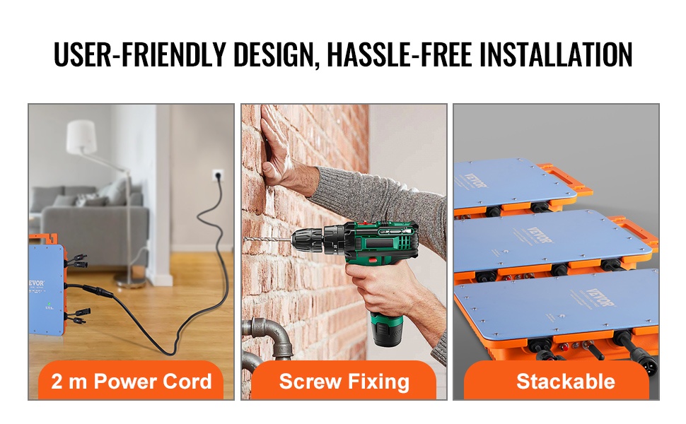 Helposti asennettava aurinkomikroinvertteri