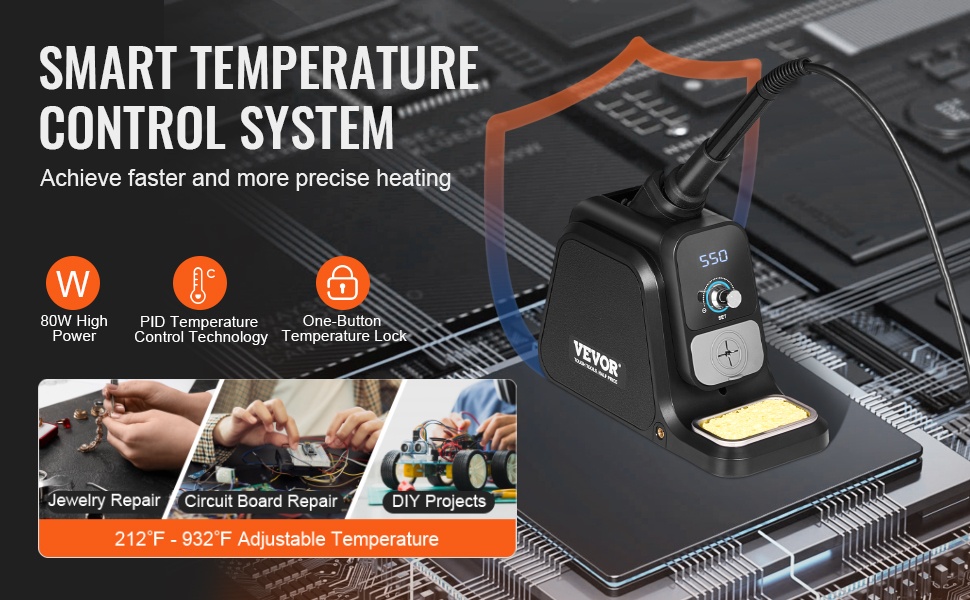 PID-lämpötilansäätö ja laaja lämpötila-alue