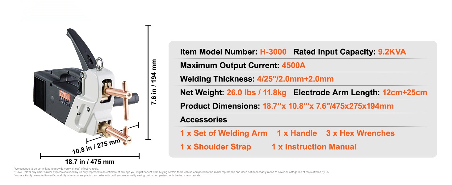 Pistehitsauskone mitat ja rakenne