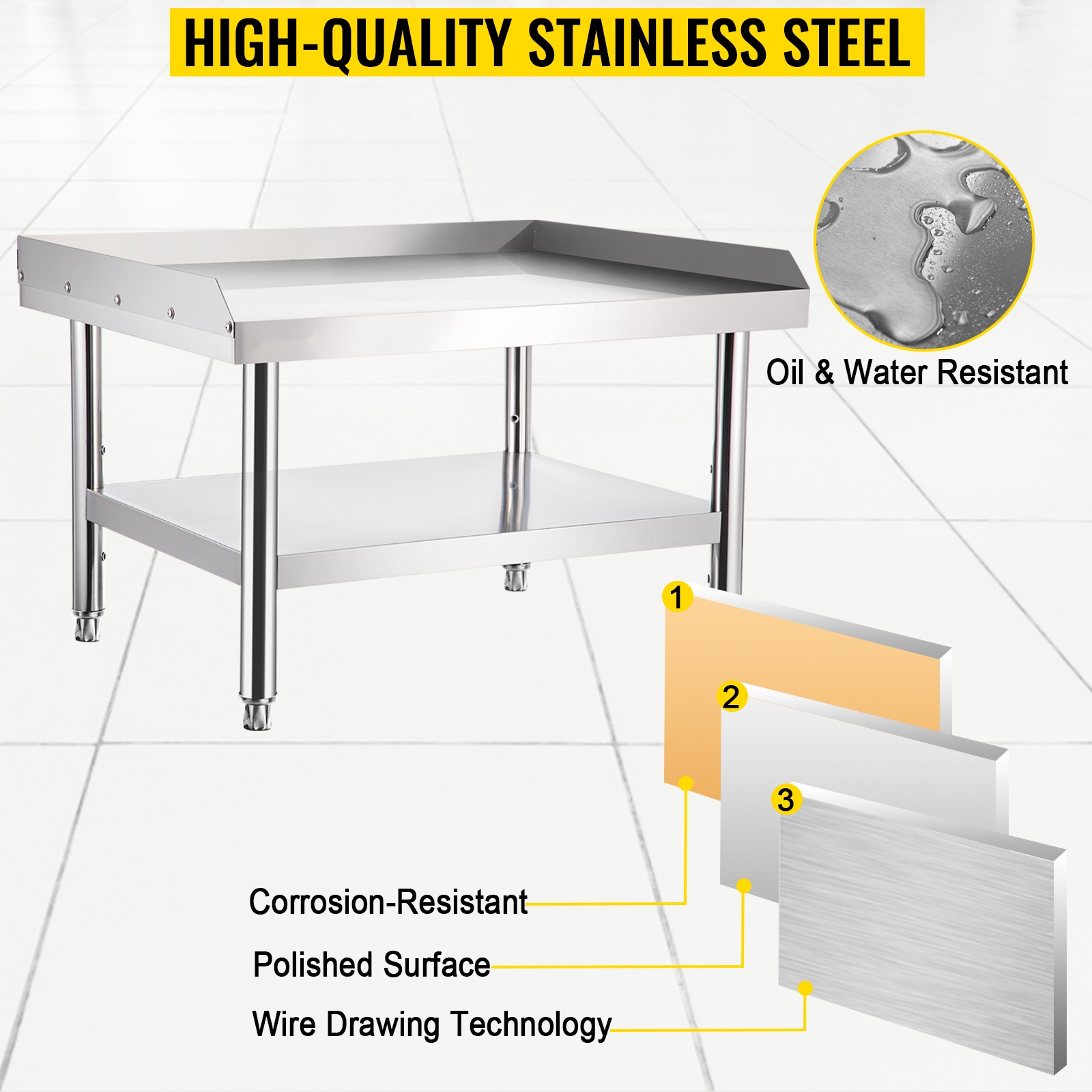 Korkealaatuinen ruostumaton teräs