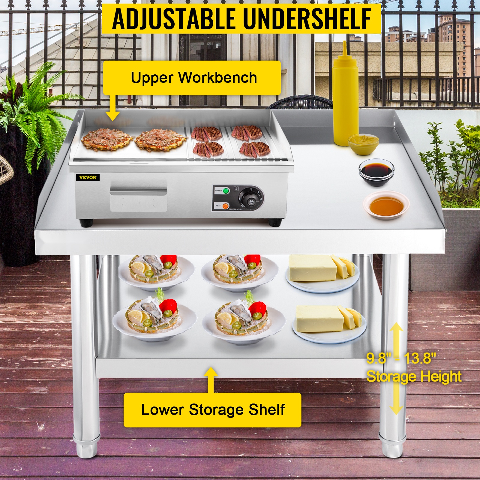 Runsaasti säilytystilaa