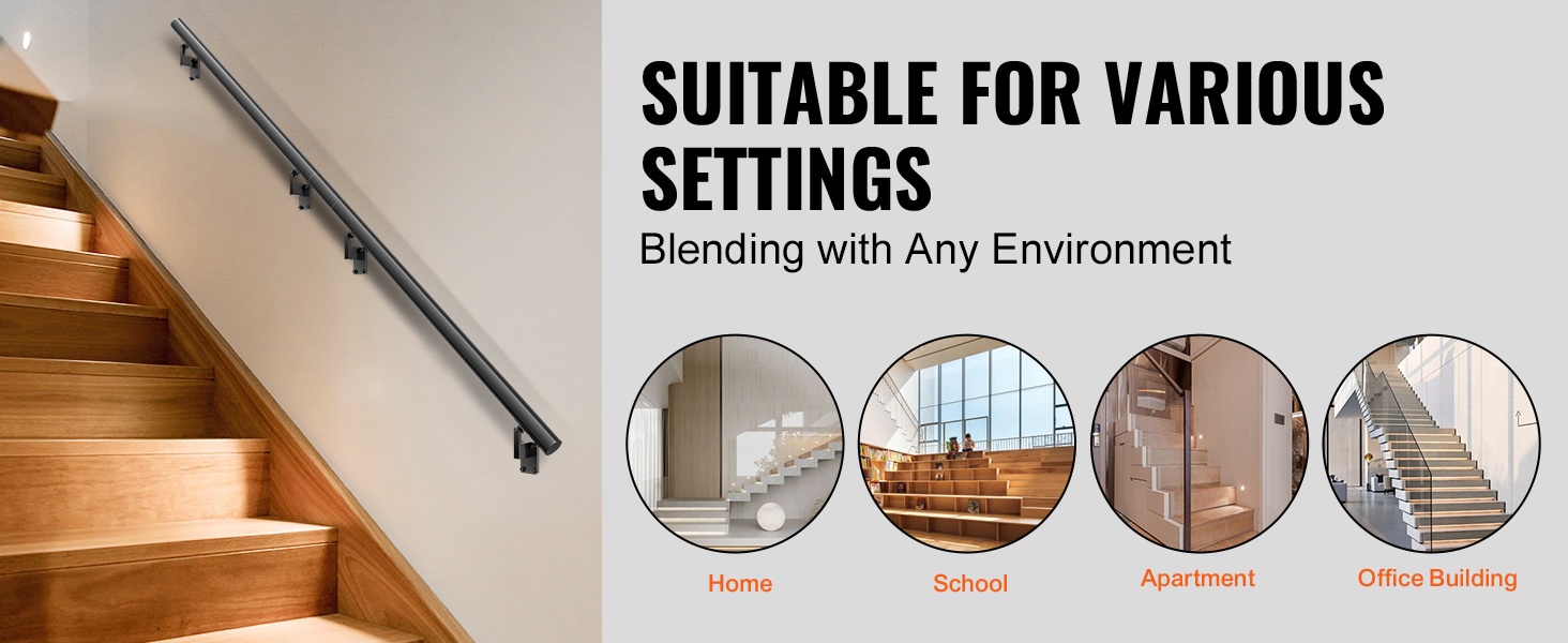 Säädettävä porraskaiteen kulma