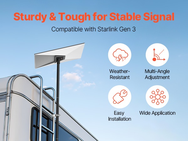 Starlink Gen 3 -kattokiinnike, yksityiskohtainen näkymä