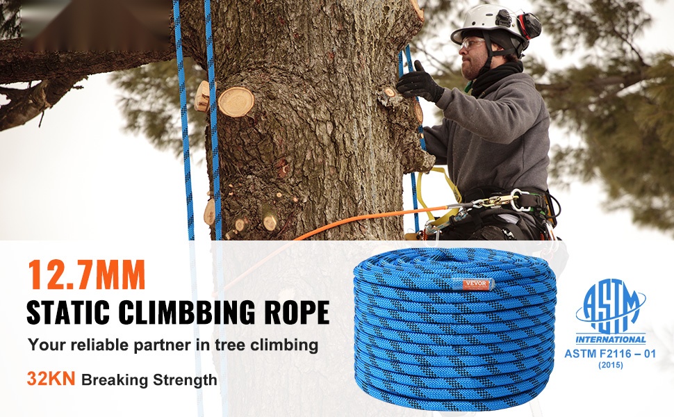 Staattinen kiipeilyköysi yleiskuva