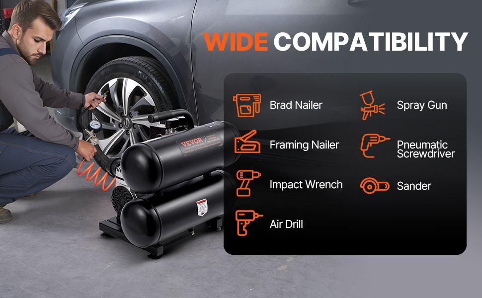 Ilmakompressorin käyttö eri työympäristöissä