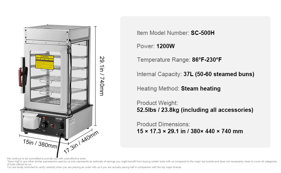 Vitriinilämmittimen yksityiskohtia