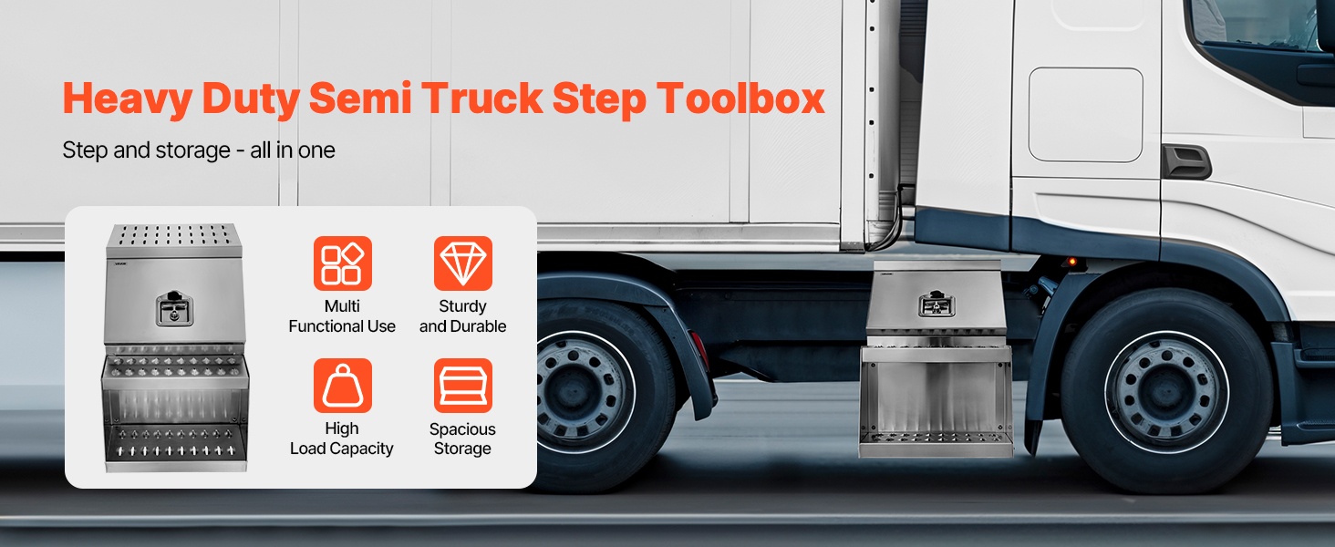Kuorma-auton askelmatyökalulaatikko
