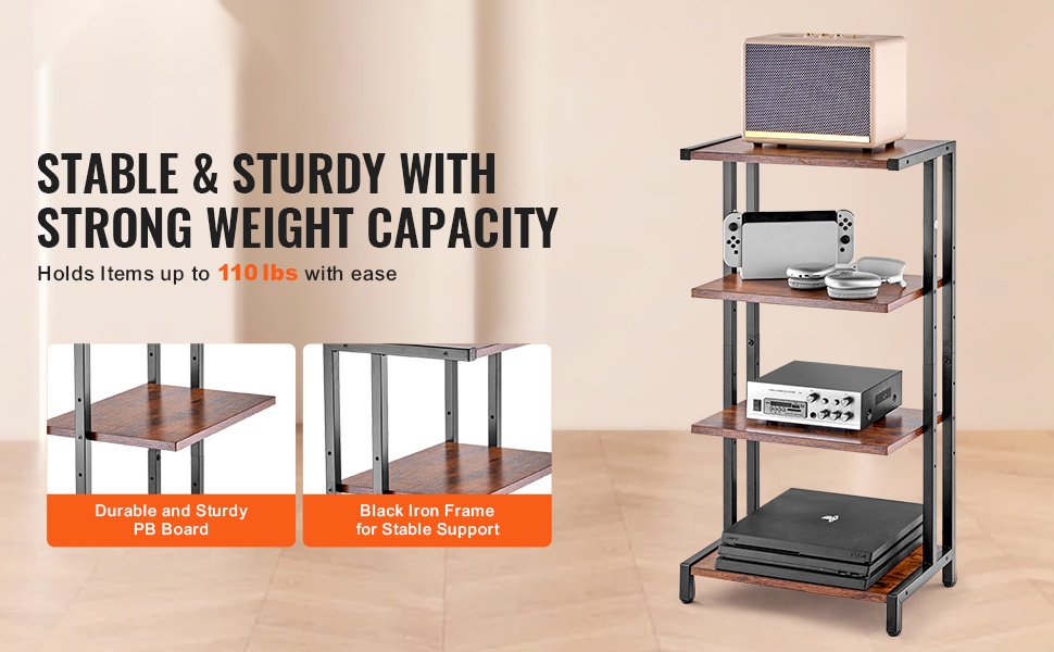 4-tasoinen AV-mediateline, etuviisto näkymä