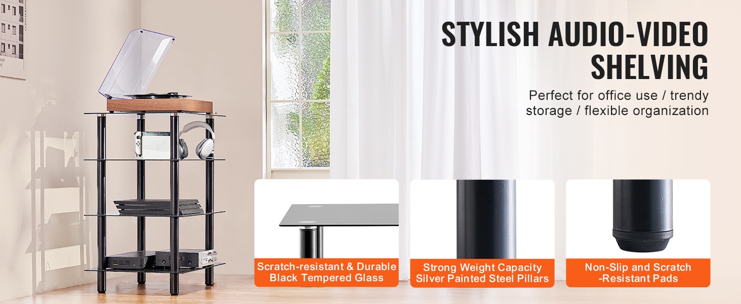 AV-teline retrohenkisellä puukuviolla