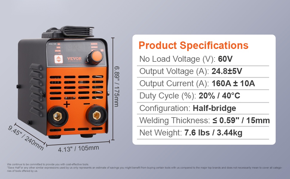 Hitsauskone ja mukana tulevat tarvikkeet