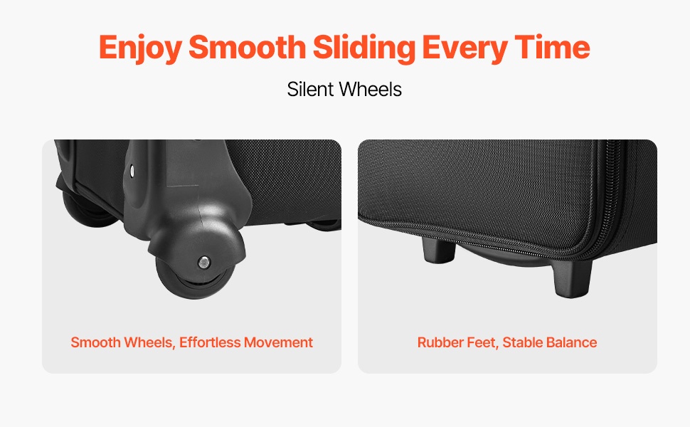 Pyörät ja kumijalat helpottamaan liikkumista