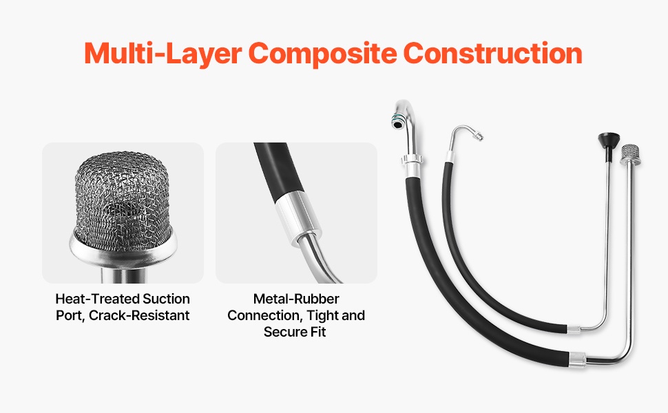 Vuototiivis imuletku- ja paluulinjarakenne