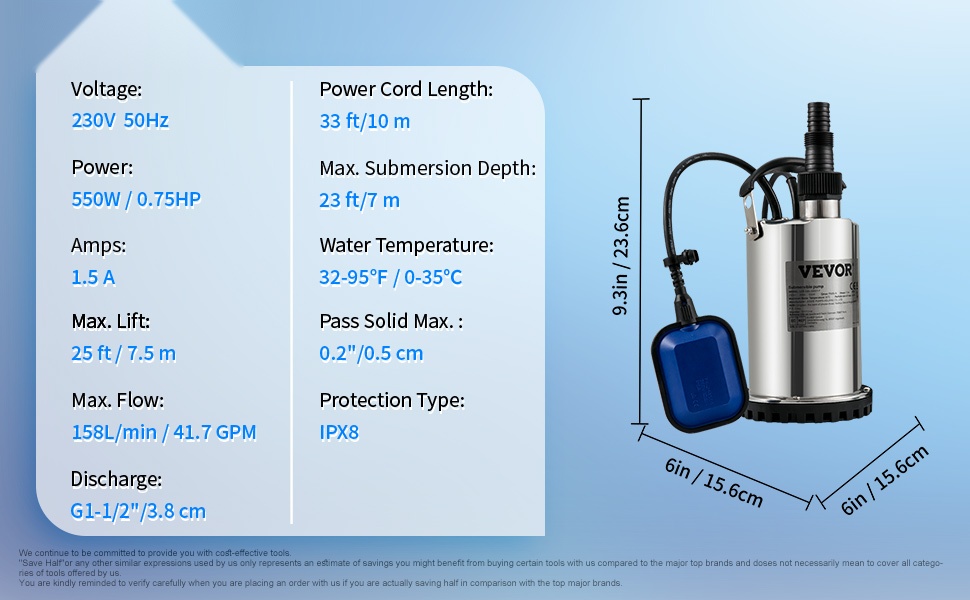 Sovelluskohteet: altaat, lammet, puutarha ja tulvivat alueet