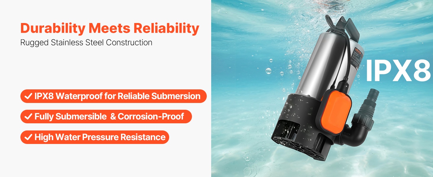 PP-GF20-rakenne ja IPX8-suojaus