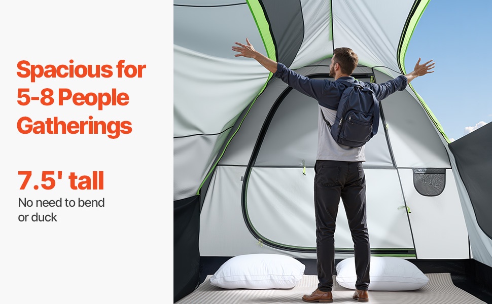 Tilava SUV-teltta ryhmäkäyttöön