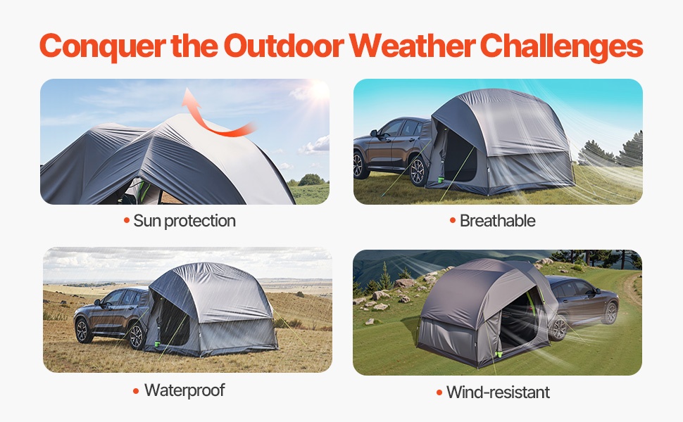 SUV-teltan vedenpitävä Oxford-kangas