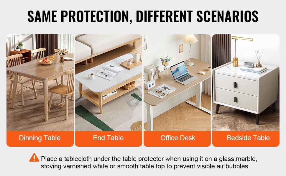 Pöytäsuojan asennus