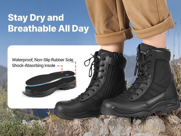 Taktisten saappaiden mukavuusominaisuudet