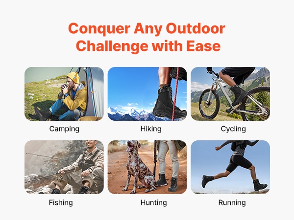 Saappaat erilaisissa ulkoiluympäristöissä