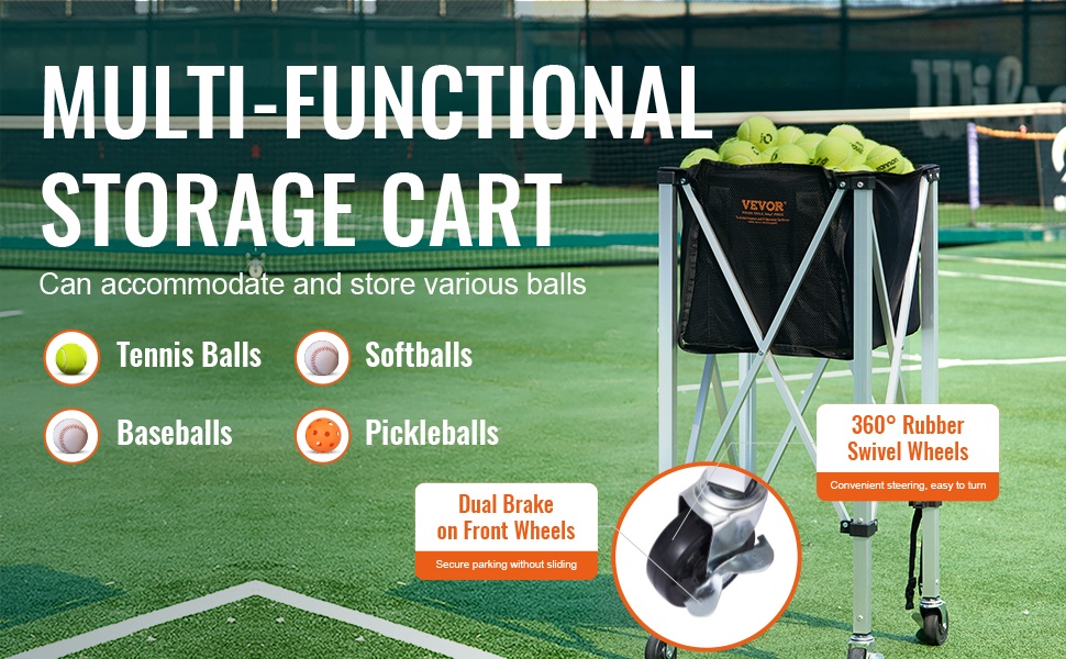 360° kääntyvät pyörät ja jarrut