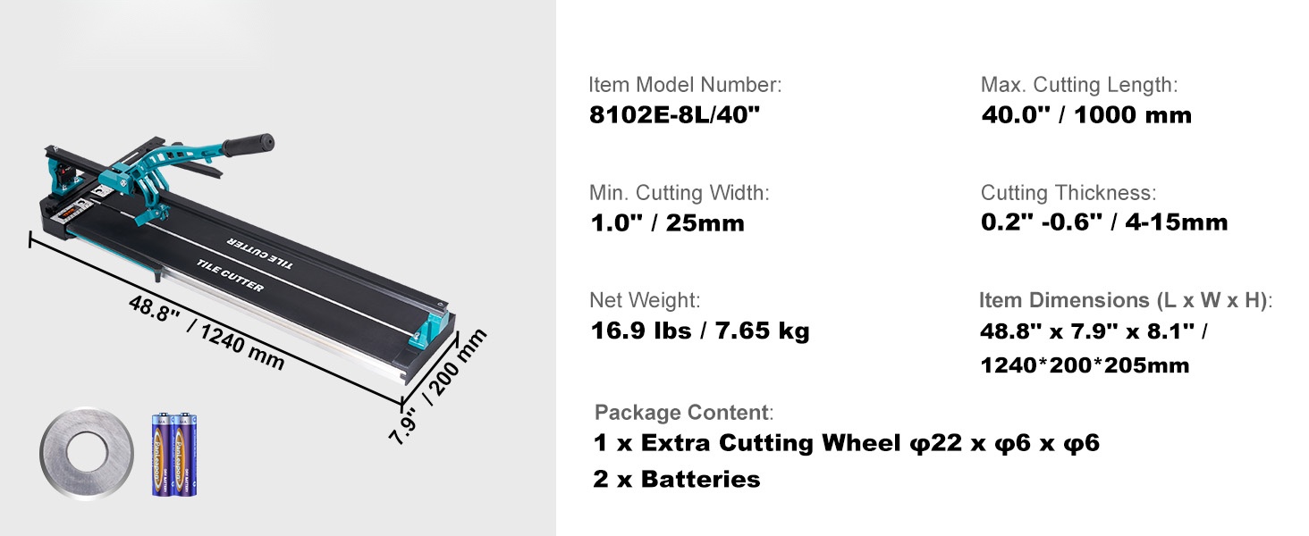 Laattaleikkuri eri kulmasta