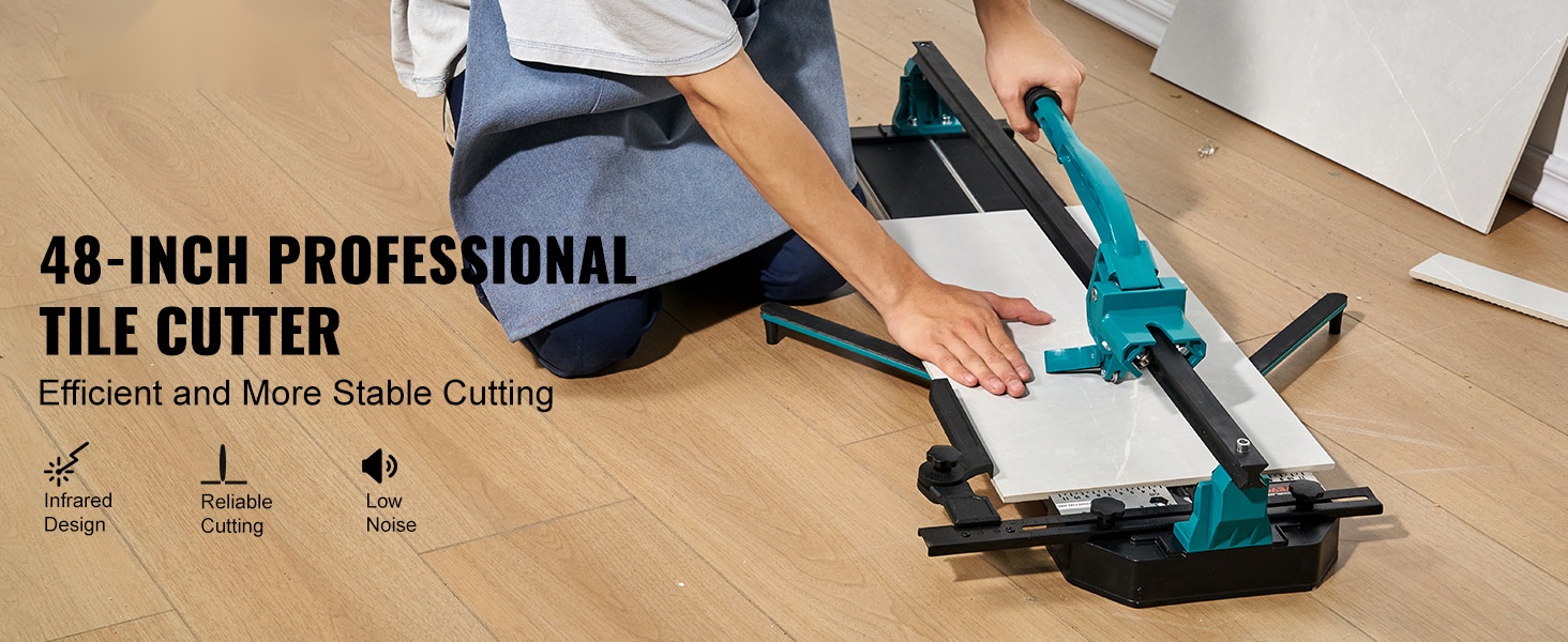 Manuaalinen laattaleikkuri yläviistosta