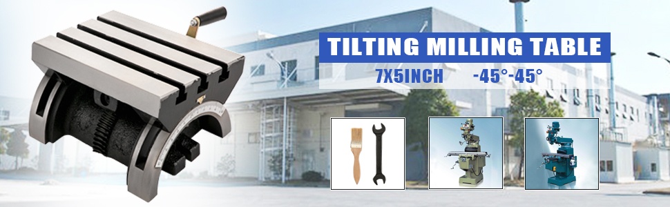 Kallistettava jyrsinkoneen pöytä