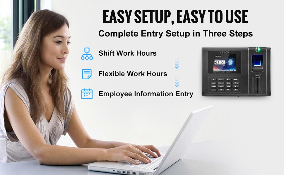 Käyttöönotto ja työaikojen määritys