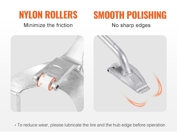 Nylonrullat ja sileät reunat mobiili