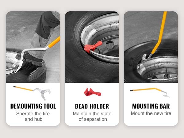 3-osainen rengastyökalusarja mobiili