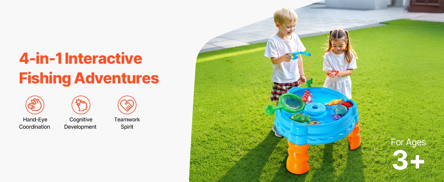 Vesi- ja hiekkapöytä yleiskuva