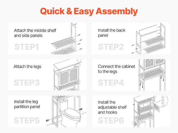 Valmiiksi koottu kaappi käyttöympäristössä