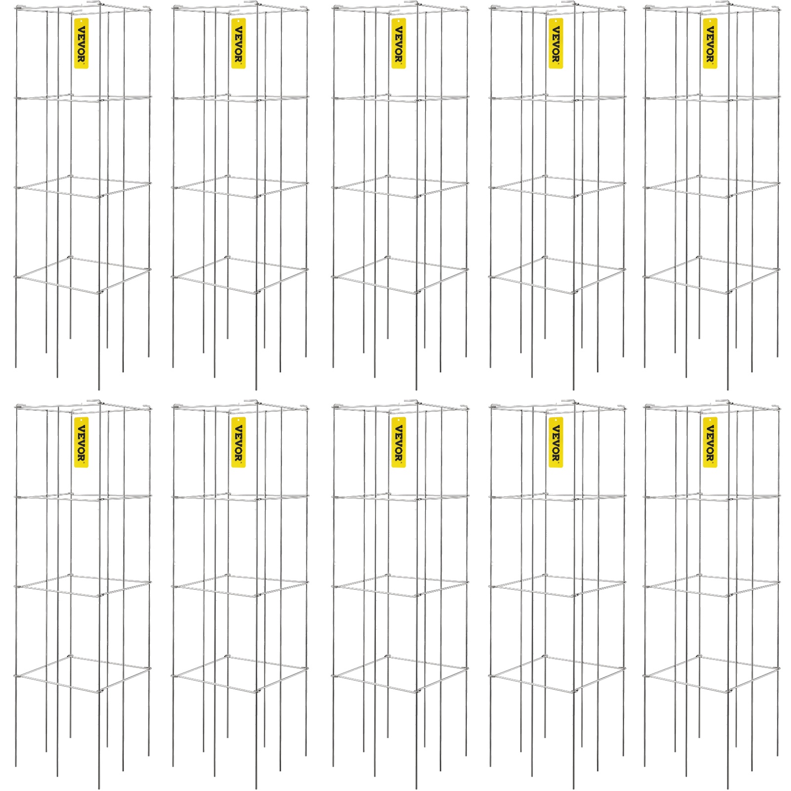 Neliönmuotoiset tomaattikehikot