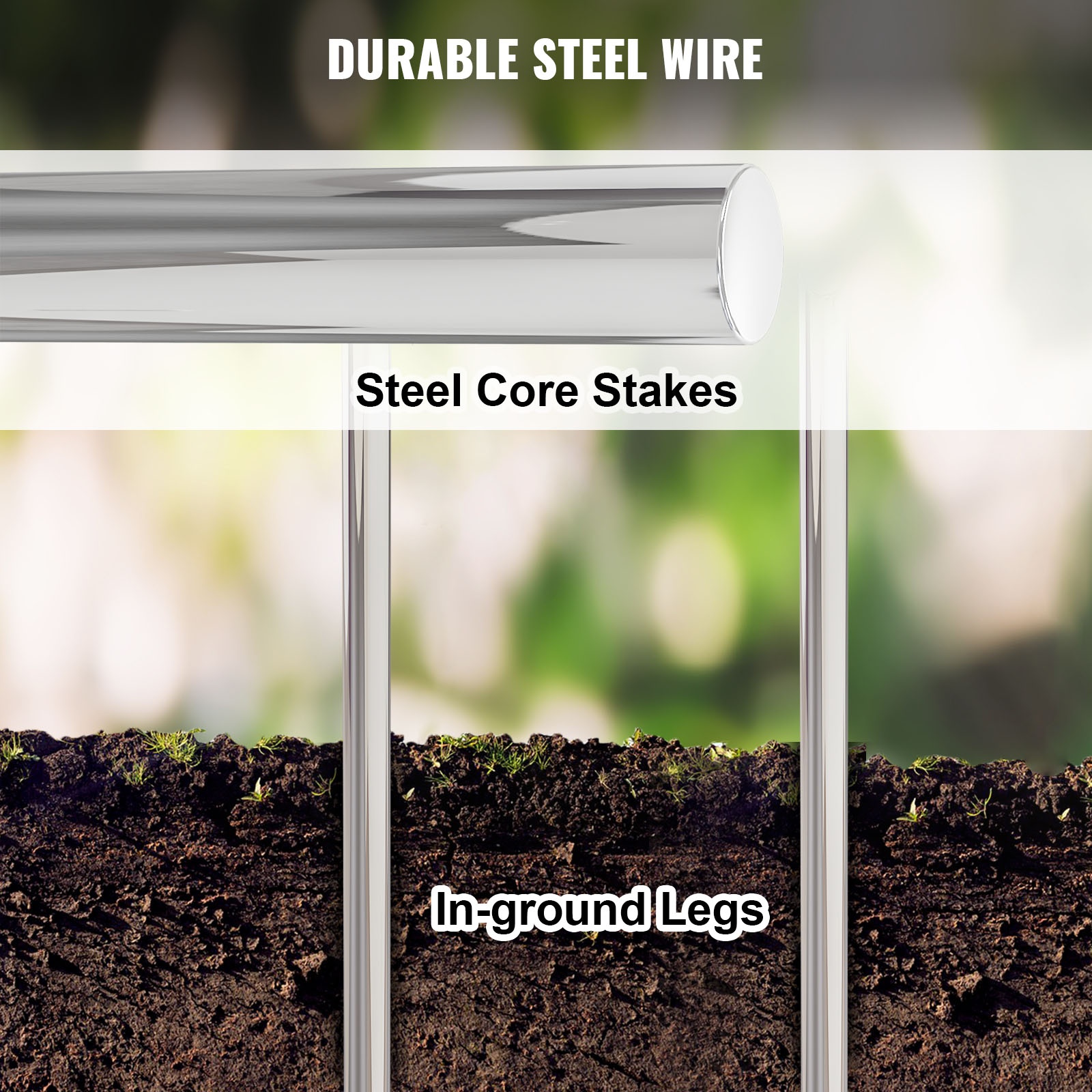 Teräslanka PVC-pinnoitteella