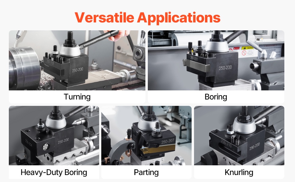 Monikäyttöinen sorvin työkalupidin