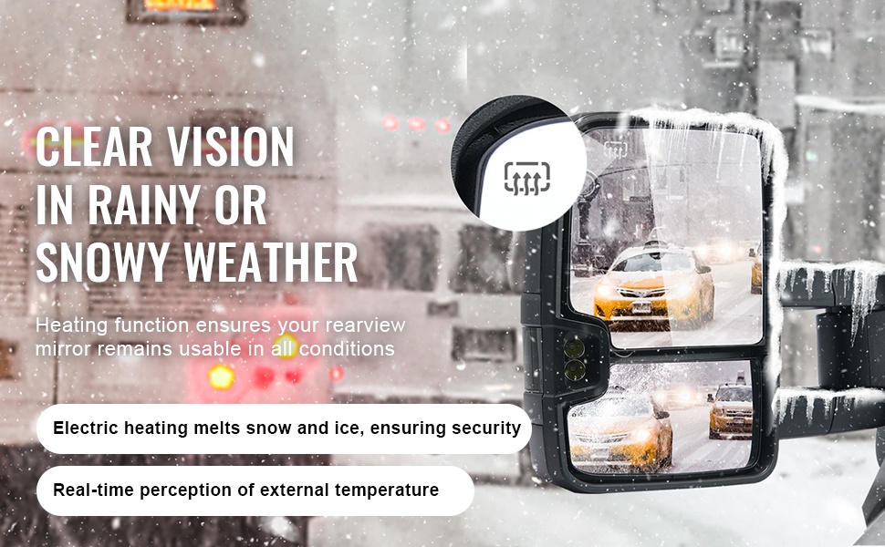 Lämmitettävät peilipinnat