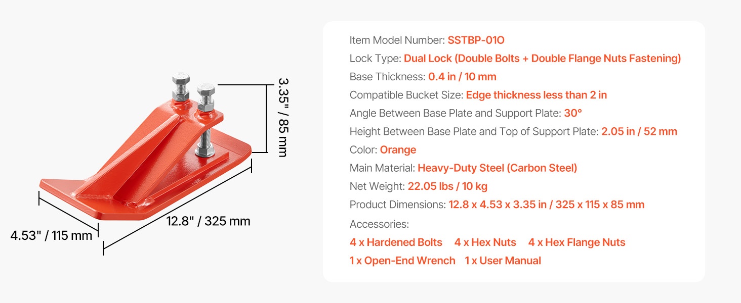 Kaksi kappaletta kauhan reunasuojaa