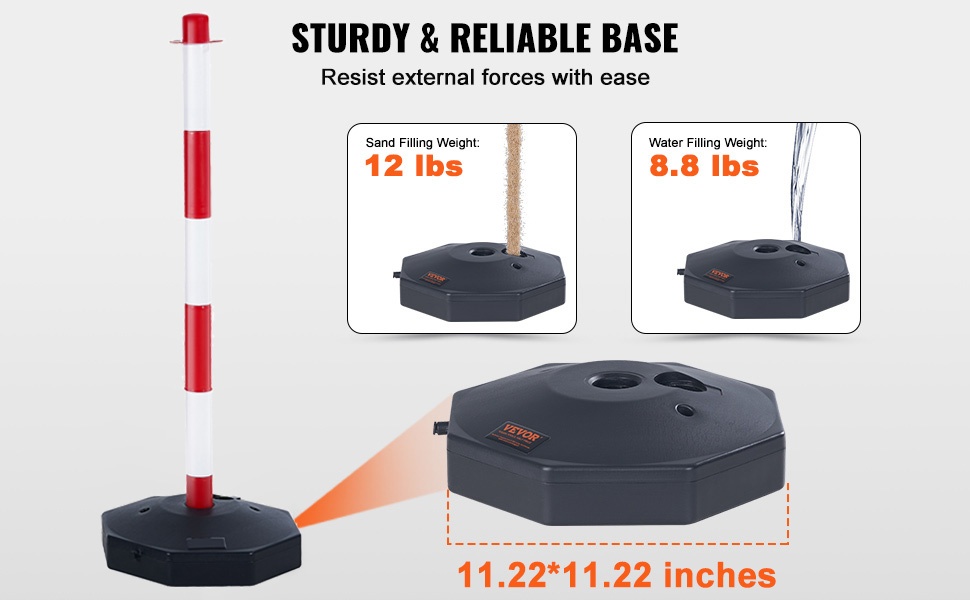 Levennetty täytettävä jalusta