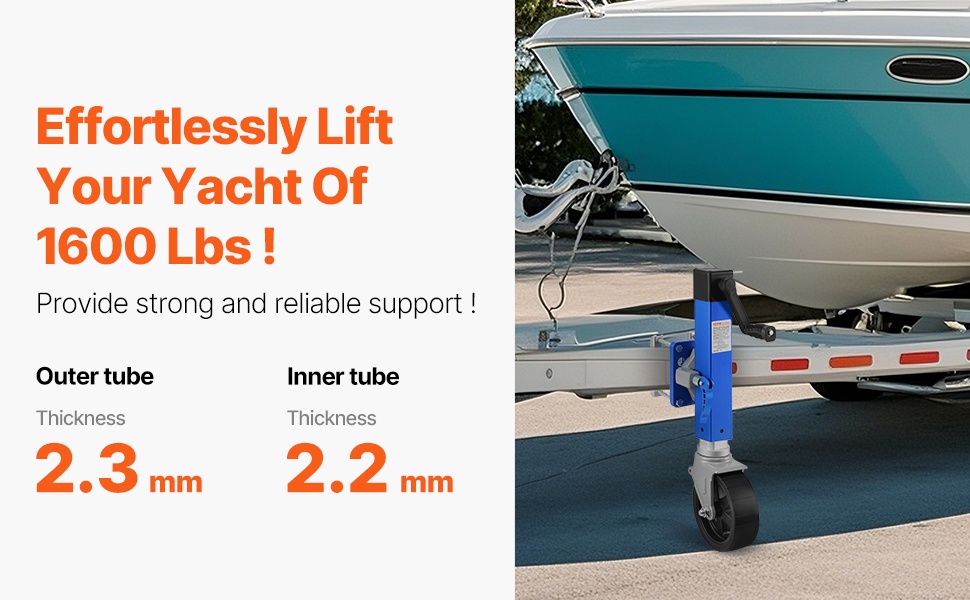 Perävaunun tunkki käytössä