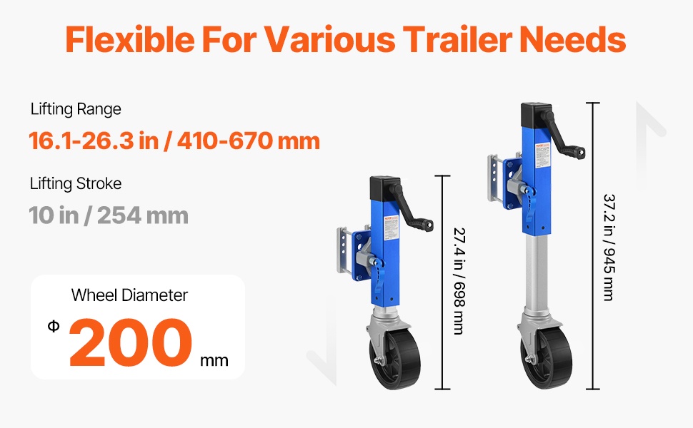 Perävaunun tunkin asennus