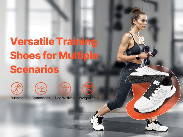 Cross training -kengät ylhäältä