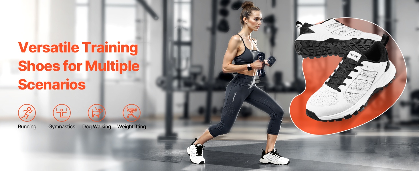 Cross training -kengät sivulta