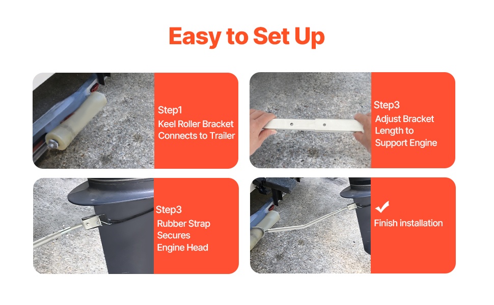 Helppo asennus venetraileriin