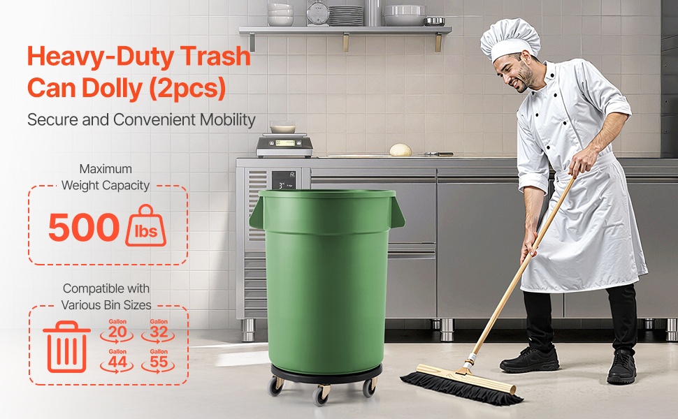 Säädettävä roskasäiliön ja kasvien alusta pyörillä