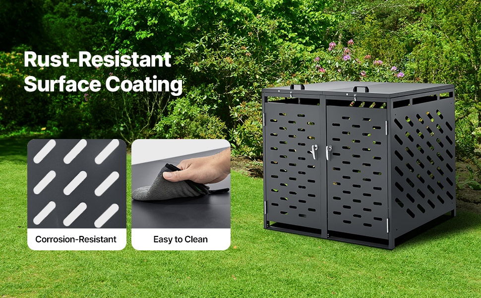 Sinkitty ja jauhemaalattu teräspinta